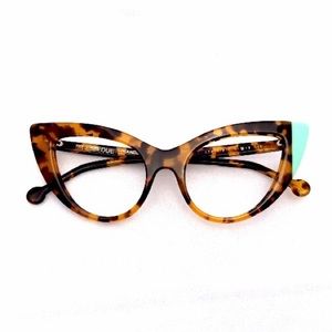 Essedue-Italian Eyeglasses-‘Lee’ Tortoise Cat Eye